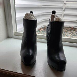 Short Black Platform Boots